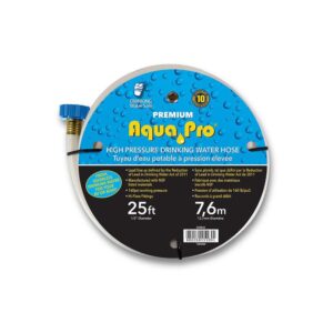 Aqua Pro Premium Fresh Water Hose – 25 Feet (1/2" x 25')
