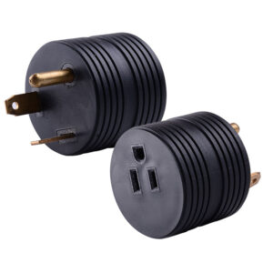 Valterra Power Cord Adapter (Round - PVC) – (30A M - 15A F)