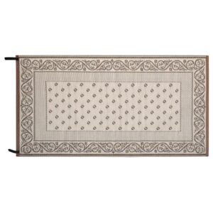 Faulkner Patio Mat – Vineyard Design, Beige (9' x 12')