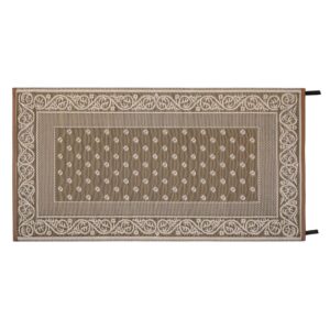 Faulkner Patio Mat – Vineyard Design, Beige (6' x 9')