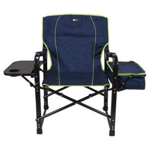 Faulkner El Capitan Director's Chair – Dark Blue and Light Green